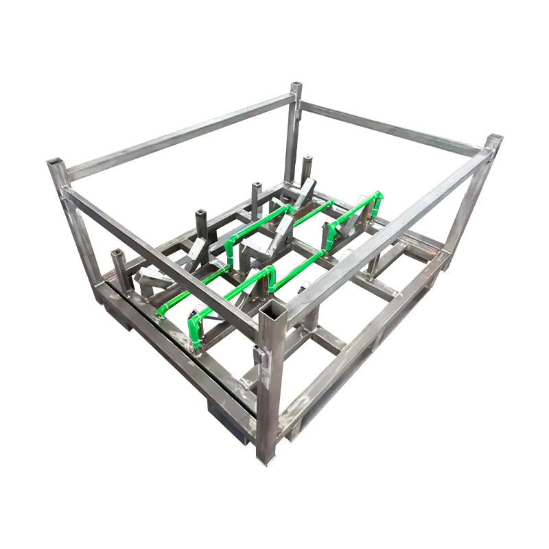 Stackable Automotive Engine Storage Rack for Heavy Components